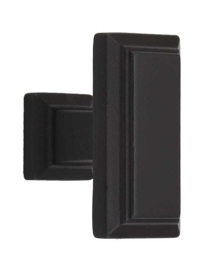 Sutton Place Knob - 3/4 inch x 1 3/8 inch in Modern Bronze.